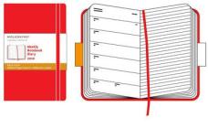Moleskine pocket weekly. Agenda settimanale 2010 copertina rigida rossa