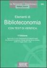 Elementi di biblioteconomia. Con test di verifica. eBook