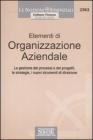 Elementi di organizzazione aziendale. La gestione dei processi e dei progetti, le strategie, i nuovi strumenti di direzione. eBook