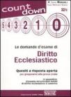 Le domande desame di diritto ecclesiastico. Quesiti a risposta aperta per prepararsi alla prova orale. eBook