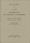 Quadrivium de Georges Pachym�re