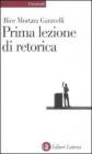 Prima lezione di retorica. eBook