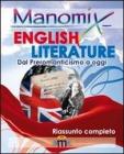 Manomix. English literature (dal preromanticismo a oggi). Ediz. inglese