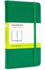 Moleskine taccuino poket pagine bianche copertina rigida verde