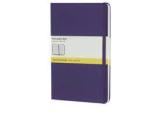 Moleskine taccuino large a quadri copertina rigida viola