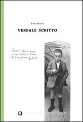 Verbale scritto Verbale scritto
