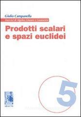 Prodotti scalari e spazi euclidei Prodotti scalari e spazi euclidei
