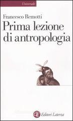 Prima lezione di antropologia Prima lezione di antropologia