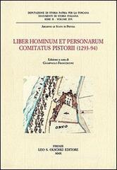 Liber hominum et personarum comitatus Pistorii (1293-94) Liber hominum et personarum comitatus Pistorii (1293-94)