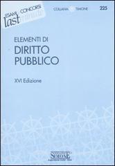 Elementi di diritto pubblico Elementi di diritto pubblico