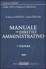 Manuale di diritto amministrativo Manuale di diritto amministrativo