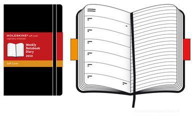 Moleskine pocket weekly. Agenda settimanale 2010 copertina morbida nera Moleskine pocket weekly. Agenda settimanale 2010 copertina morbida nera