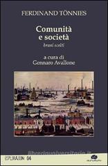 Comunità e società. Brani scelti Comunità e società. Brani scelti