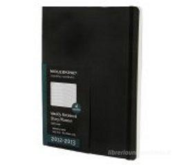 Moleskine 18 mesi � Agenda Weekly Notebook  - Extralarge - Copertina morbida nera 2012-2013