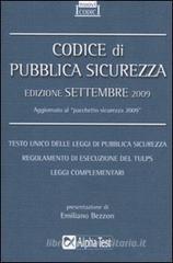 Codice di pubblica sicurezza 2009