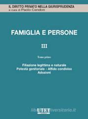 Famiglia e persone. Aggiornamento vol.3