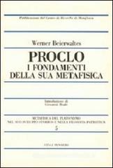 Proclo. I fondamenti della sua metafisica