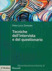 Tecniche dell'intervista e del questionario