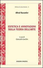 Estetica e annotazioni sulla teoria dell'arte