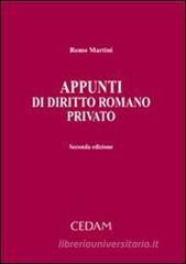 Appunti di diritto romano privato