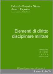 Elementi di diritto disciplinare militare. Disciplina di corpo