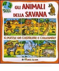 Gli animali della savana. Libro puzzle Gli animali della savana. Libro puzzle