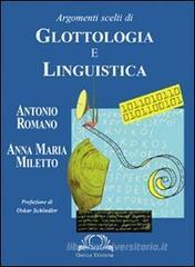 Argomenti scelti di glottologia e linguistica Argomenti scelti di glottologia e linguistica