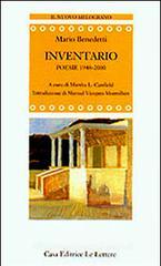 Inventario. Poesie 1948-2000 Inventario. Poesie 1948-2000