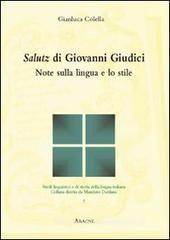 Salutz di Giovanni Giudici. Note sulla lingua e lo stile
