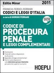 Codice di procedura penale 2011. Ediz. minore Codice di procedura penale 2011. Ediz. minore