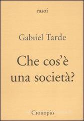Che cos'è una società? Che cos'è una società?