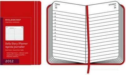 Moleskine 12 mesi - Daily Diary - Pocket - Copertina rigida rossa 2012 Moleskine 12 mesi - Daily Diary - Pocket - Copertina rigida rossa 2012