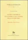 Ultimi contributi alla storia e alla teoria dello storicismo vol.1