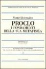 Proclo. I fondamenti della sua metafisica