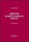 Appunti di diritto romano privato
