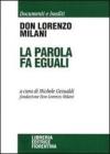 La parola fa eguali
