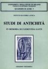 Studi di antichit� in memoria di Clementina Gatti