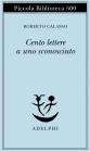 Cento lettere a uno sconosciuto