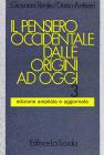 Il pensiero occidentale dalle origini ad oggi. Per i Licei e gli Ist. Magistrali vol.3