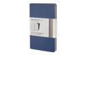 Moleskine. Set 2 taccuini Volant a righe copertina blu